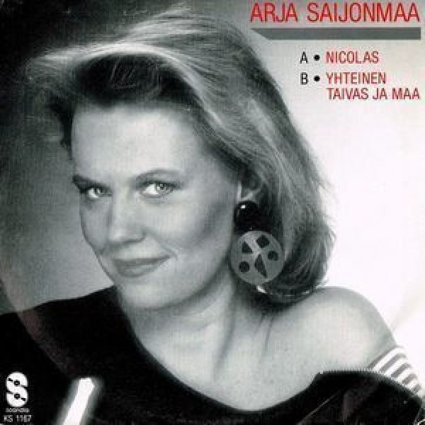 ARJA SAIJONMAA :: NICOLAS/YHTEIN TAIVAS JA MAA : VINYYLI 7"
