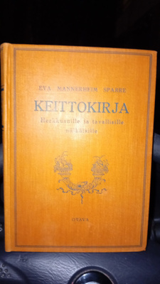 Eva Mannerheim Sparre : Keittokirja ( SIS POSTIKULU )