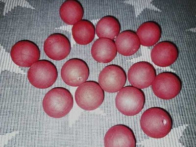 25mm punainen massapallo