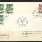 Ruotsi - Domänverket 100v FDC 1959 R (Fac. 505-506) - pikkukuva 1