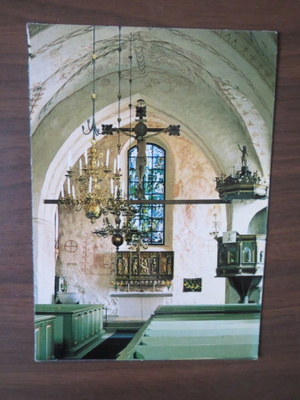 Åland St. Mikael's Kyrka kirkkopostikortti