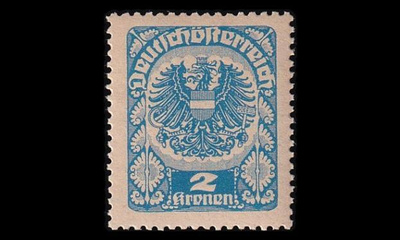 Itävalta 315ya ** Vaakuna 2 Kr harm.pap (1920)