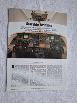 Starship Avionics artikkeli vintage