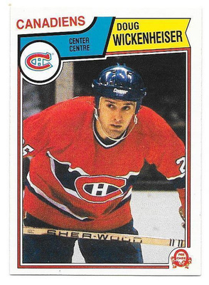 1983-84 OPC #202 Doug Wickenheiser Montreal Canadiens