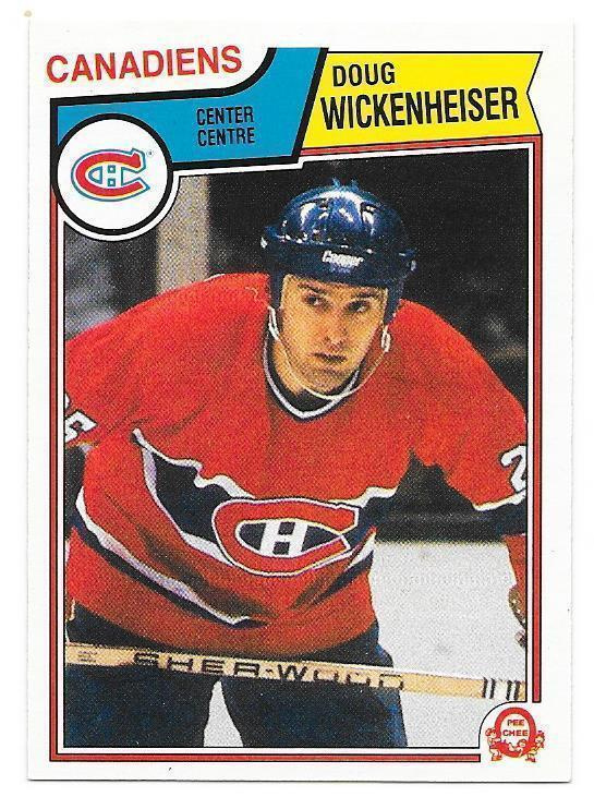 1983-84 OPC #202 Doug Wickenheiser Montreal Canadiens