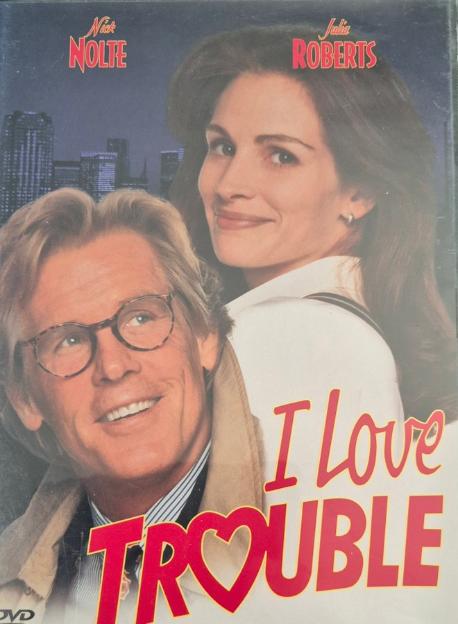 I Love Trouble (1994) Nick Nolte -DVD.suomikansi