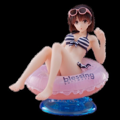 Saekano Aqua Float Grirls PVC Statue Megumi Kato 13 cm Uusi