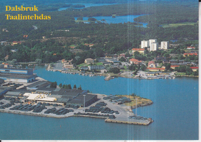Dalsbruk - Taalintehdas. Ilmakuvakortti , e167