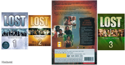 LOST - Tuotantokaudet 1-3 DVD Boxit