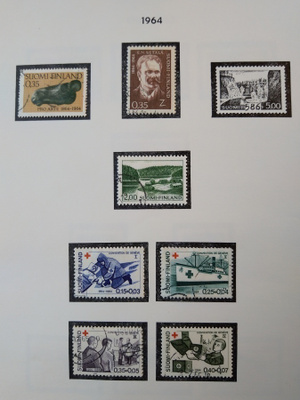 1964 Suomi postimerkki 7 kpl