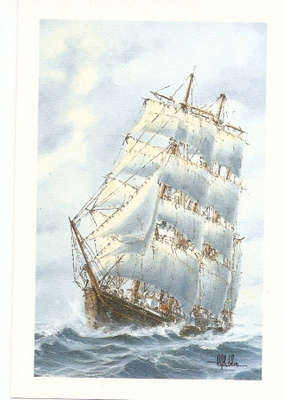Håkan Sjöström "Sigyn 1887". Kolmimastoparkki