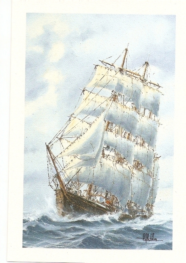 Håkan Sjöström "Sigyn 1887". Kolmimastoparkki