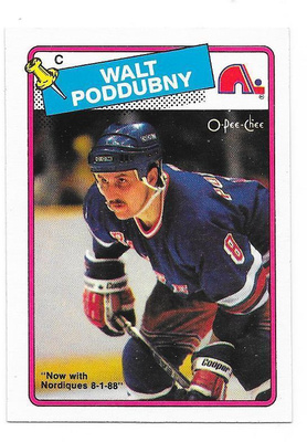 1988-89 OPC #170 Walt Poddubny New York Rangers
