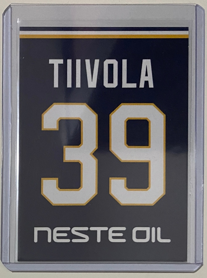 13-14 Espoo Blues Team Issue Neste Oil Peter Tiivola #39