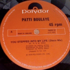 PATTI BOULAYE :: YOU STEPPED INTO MY LIFE::VINYYLI 12" 1979 - pikkukuva 1