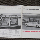 1966 Mercedes-Benz 200 D Lang esite - suom - KUIN UUSI - pikkukuva 1
