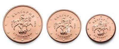 Bulgaria 1c, 2c ja 5c 2026 UNC