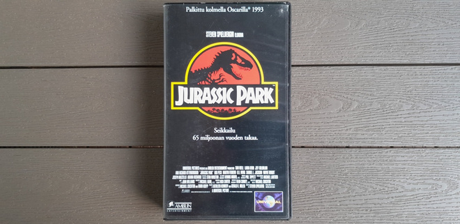 VHS: Jurassic Park (Sam Neill, Jeff Goldblum 1993)