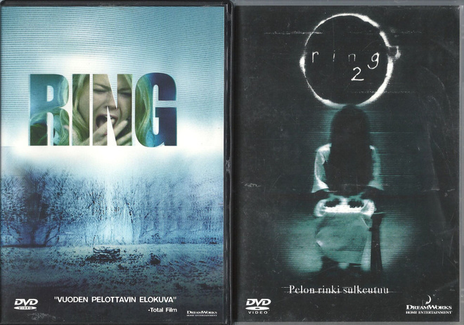 Ring 1 & 2 suomijulkaisut Naomi Watts DVD