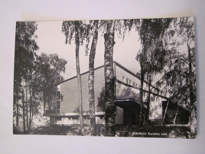 VANHA Postikortti Joensuu 1950-l Alkup.Mallikappale