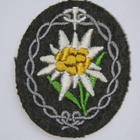 Edelweiss hihamerkki. Käyttämätön / Aito WW2 - pikkukuva 1