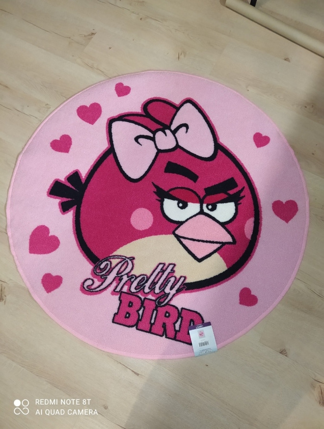 Angry birds matto halkaisija 100cm