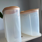 Orthex 2 x säilytyspurkki 1,5 l keltaisella kannella! - pikkukuva 2