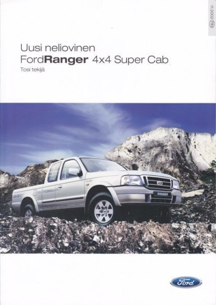 Ford Ranger 4x4 Super Cab -esite, 2002