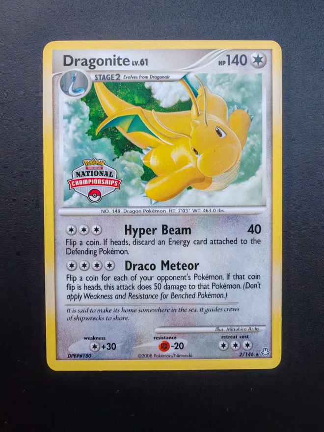 Pokemon Dragonite 2/146 National championships