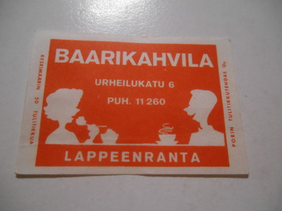 TT Etiketti Baarikahvila Lappeenranta