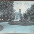 LAHTI - Kaupungintalonpuisto, 1924 kulkeneella kortilla - pikkukuva 1