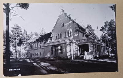 Punkaharju, Hotelli Finlandia, SMY 1221, valokuvapk, p. 195?