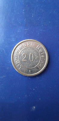 Vanha Helsinki Linnanmäki poletti 20:-