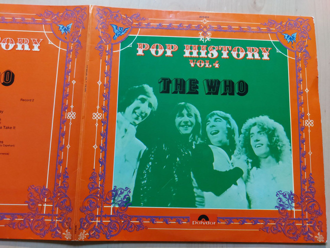 THE WHO – POP HISTORY orig. GER  1970    2LP   POLYDOR