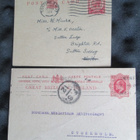 UK: kaksi vintage ehiökorttia - 1911 & 1924 - pikkukuva 1