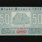 Saksa Notgeld 50 Pfennig, Bremen 15.12.1917 - pikkukuva 2