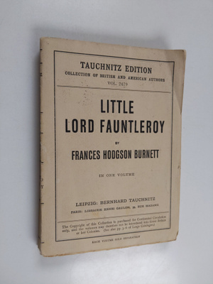 Frances Hodgson Burnett : Little Lord Fauntleroy