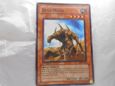 Yu-Gi-Oh hirviö Sand Moth