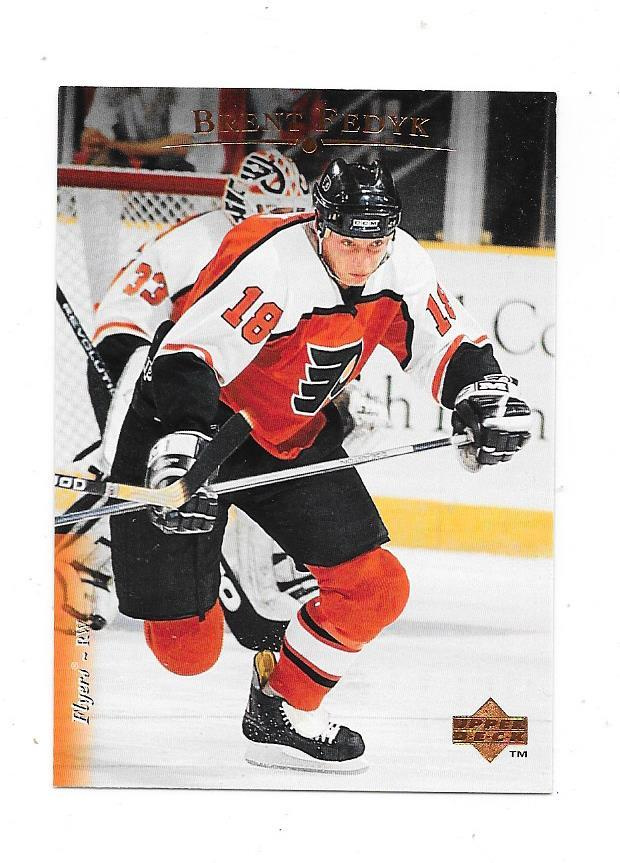 1995-96 Upper deck #116 Brent Fedyk Philadelphia Flyers