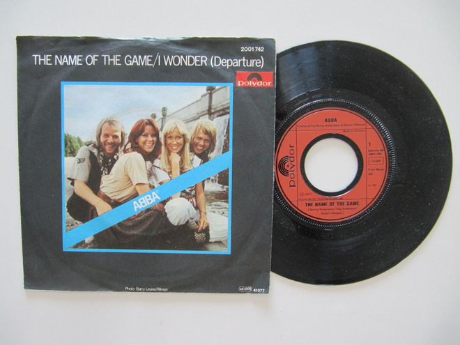 ABBA The Name Of The Game / I Wonder  7" sinkku Saksalainen