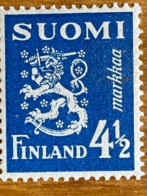 LEIJONAMALLI 1930 4 1/2MARKKAA**