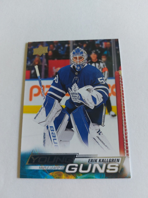 2022-23 Upper Deck #208 Erik Kallgren YG RC