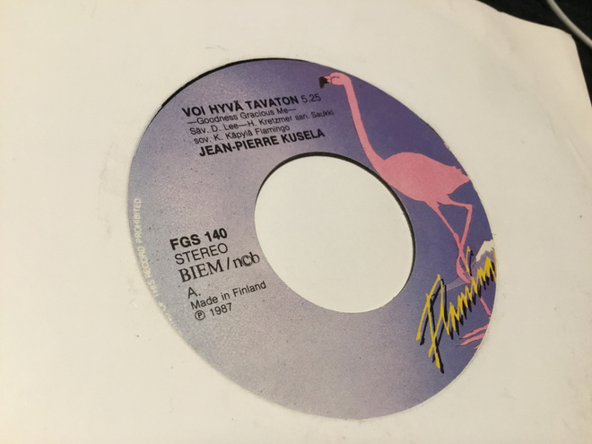 Jean- Pierre Kusela Voi hyvä tavaton single 1987