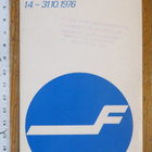 FINNAIR aikataulu 1976 - pikkukuva 1