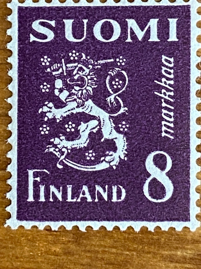 LEIJONAMALLI 1930 8MARKKAA**