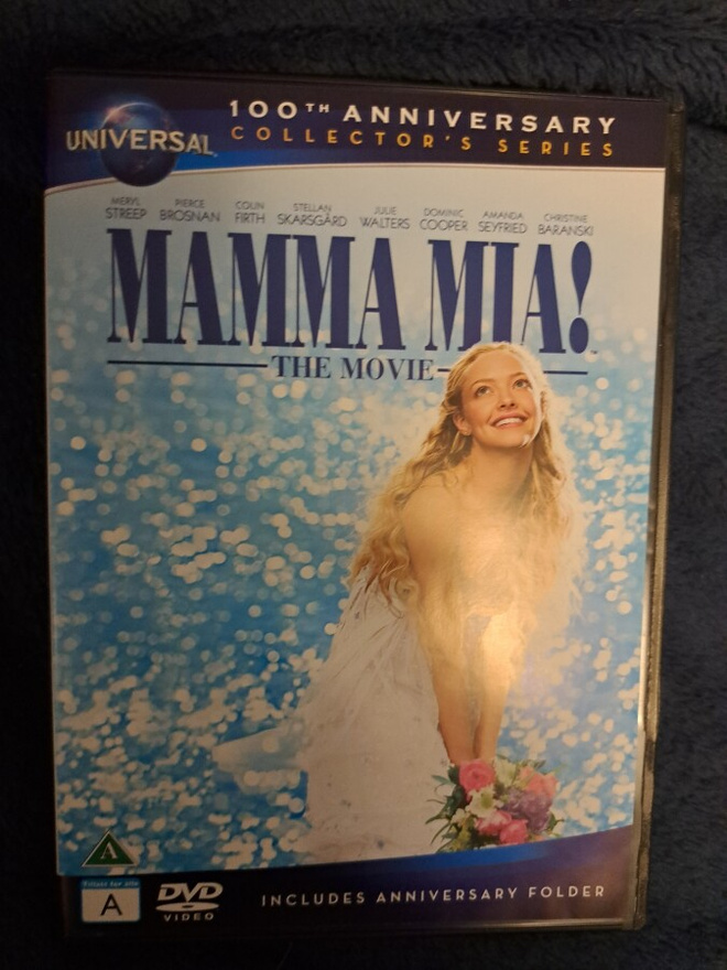 Mamma Mia The Movie dvd