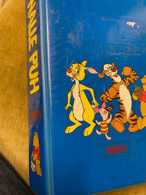 Nalle puh vuosikerta 1983 kansiossa