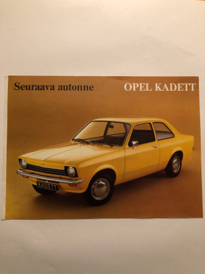 Myyntiesite - Opel Kadett - 1973