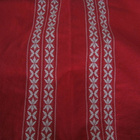 Pöytäliina punainen vintage 90 x 143 cm käytetty jouluisin - pikkukuva 1