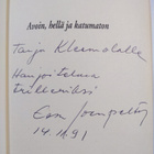 Eeva Joenpelto : Avoin, hellä ja katumaton (signeerattu, ... - pikkukuva 3